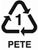 plastic recycle symbol 1 PETE