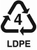 plastic recycling symbol 4 LDPE