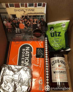 Showtime bar care package during coronavirus crisis